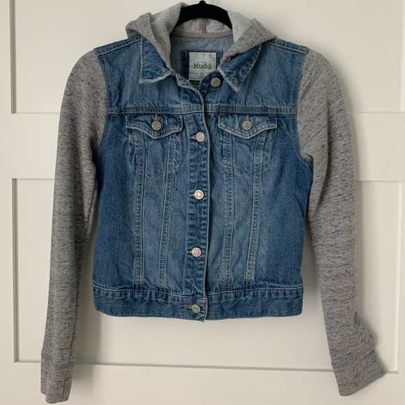 Mudd Jackets & Blazers - Mudd Girls’ Hoodie Jean Jacket Size XS